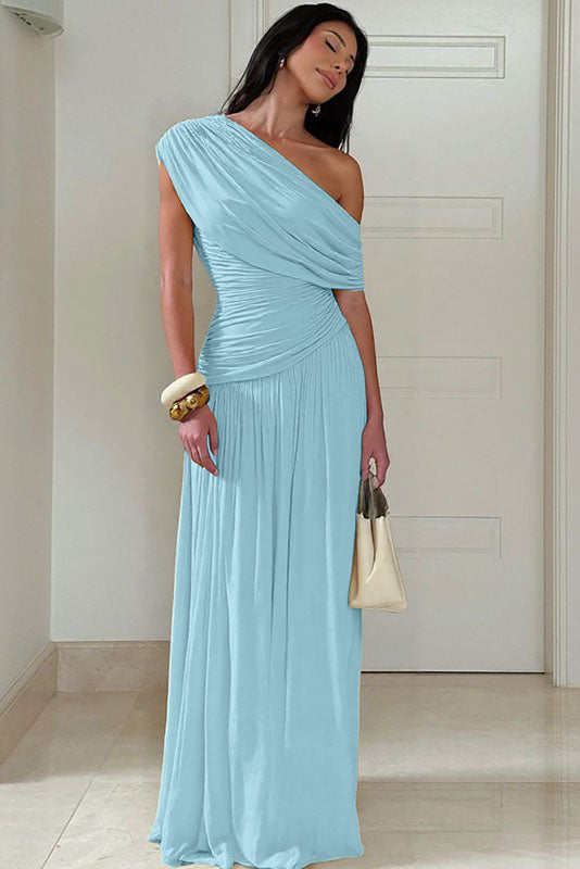 Asymmetric Cutout Evening Maxi Dress - Image 12
