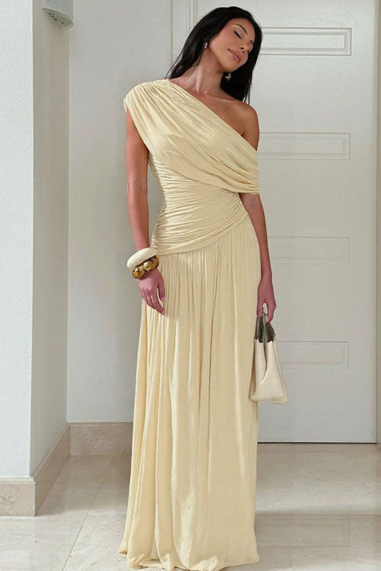 Asymmetric Cutout Evening Maxi Dress - Image 2